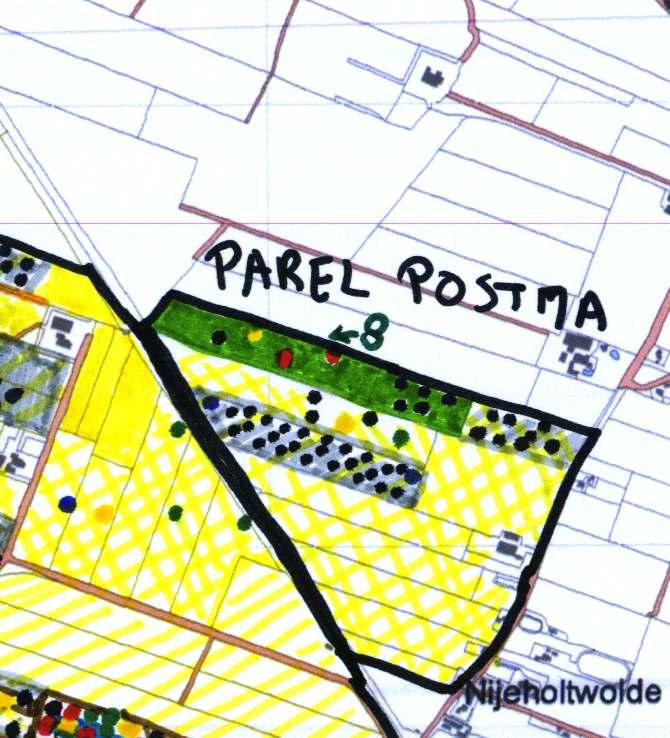 Parel Postma Voor een Parel (in plaats van een mozaïek) hoeft geen streefbeeld opgesteld te worden. Daarom alleen de resultaten: Parel Postma (39,8 ha.