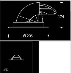 LED 26W 3000lm 830 grijs 1 217,50 ook verkrijgbaar met 4000lm 39 38 39 38 De Frisco is een kantelbare LED inbouwspot. Naast een strak lichtbeeld, realiseert de spot een hoog rendement.