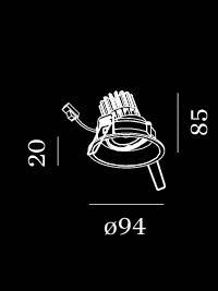 10W 590lm 927 36D goud 2 173,25 ook verkrijgbaar in 930 Altijd bestellen in combinatie met LED driver 41 41 40 41 40 De Nimrod is een inbouwspot met geïntegreerde Philips LEDmodule & driver.