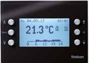 KX, Verwarming- en klimaatregeling VARIA 826 S BK KX VARIA 826 S WH KX Algemene functies --Multifunctionele display met ruimtetemperatuurregelaar --Glazen front in wit of zwart --Vrij