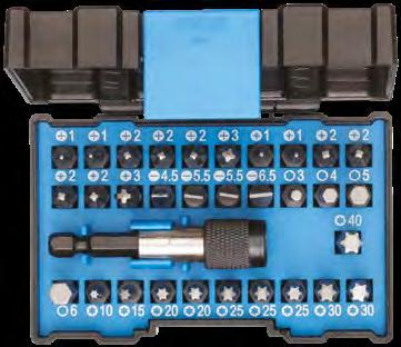 22 666-032-J BIT-BOX INDUSTRIE 32-delig speciaal op maat van het gebruik in moderne industrie 1/4 Bit-houder met snelspansysteem 16, 95 ; PH 1 (1x) PH 2 (3x) PH 3