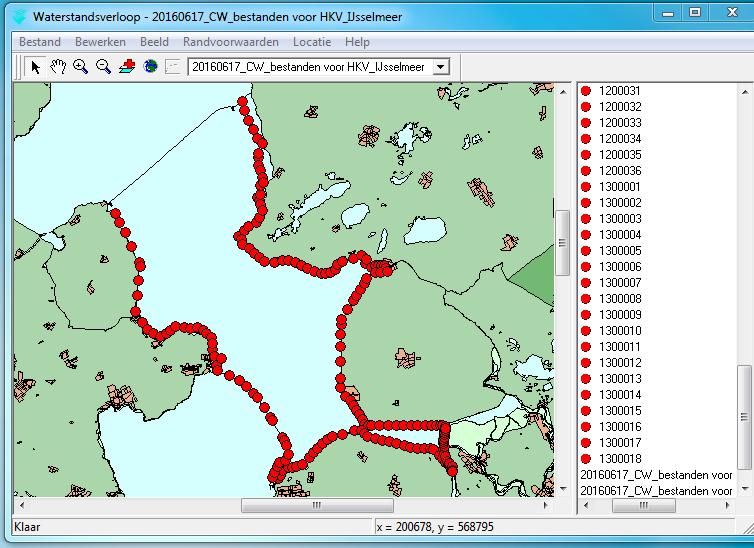 10.4 Tool waterstandsverlopen In het kader van WBI-2017 is een tool ontwikkeld voor de visualisatie van de waterstandsverlopen (Geerse en Waterman, 2014).