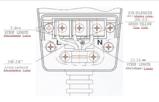 Veiligheidstest 1. Bekijk het bedradingsschema in de handleiding. 2. Steek de stekker in het stopcontact. 3. Duw op de RESET knop. De indicator ON staat aan. 4. Duw op de TEST knop.