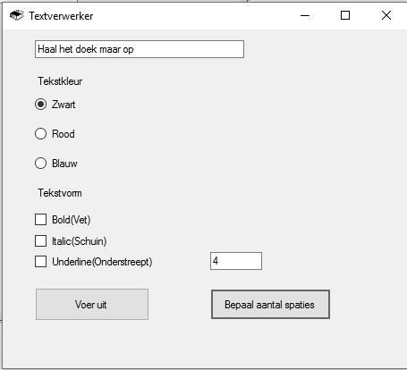 Moderne tekstverwerkers hebben de wereld aan mogelijkheden om teksten te bewerken. Zo kun je het aantal spaties in een string tellen of alle spaties uit een string verwijderen.