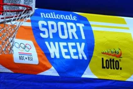 De Nationale Sportweek vindt plaats van 19 t/m 26 april.