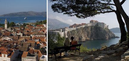 Réf : DRD Cruise : Kroatië en Montenegro, tussen land en zee DUBROVNIK MLJET KORCULA SIBENIK TROGIR SPLIT VIS HVAR KOTOR DUBROVNIK Onze troeven DRANKEN INBEGREPEN bij de maaltijden aan boord Wijn,