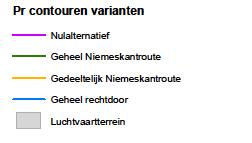 Effecten externe veiligheid De vergelijking tussen de referentiesituatie en de drie varianten van de voorgenomen activiteit voor externe veiligheid is opgenomen in tabel 2.