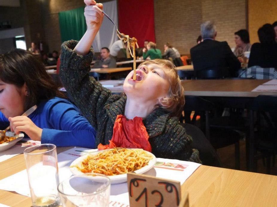 SPAGHETTIDAG: 18 FEBRUARI Het is weer zover: onze jaarlijkse spaghettidag komt eraan, joepie!