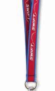 Onderdeelnr. 990F0-SWTWL 7 SWIFT LANYARD Rood en blauw neopreen. Onderdeelnr.