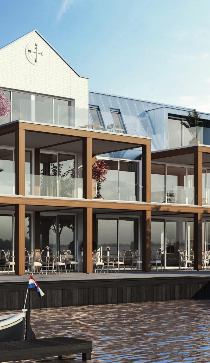 Appartementen Penthouse 2 Penthouse met bouwnummer 5 ligt ook op de 2e verdieping en heeft