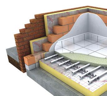 20 Vloeren Xtratherm UF-L Vloerisolatie = 0,022 W/m.K Gasdicht aluminium complex met lage emissie Druksterkte ( 150kPa bij 10 % vervorming) 1200mm x 600mm.