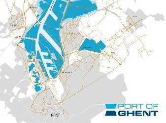 stad Gent 28 km kaaimuren 128 km wegen 206 km