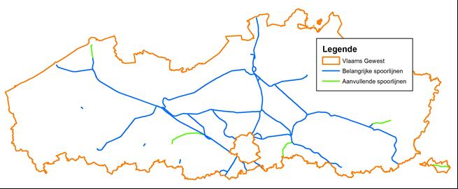 Lijn Van Tot Lengte in km Aantal treinen 90 Y.Nederboelare Geraardsbergen 1.1 37381-37381 94 Y.Noord Halle gewestgrens 7.6 44335-52788 96 gewestgrens gewestgrens 12.4 60940-89873 96N gewestgrens Y.