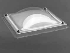 BOLVORMIGE ACRYLAATKOEPELS Bolvormige lichtkoepel in acrylaat Waarom kiezen voor acrylaat lichtkoepels?