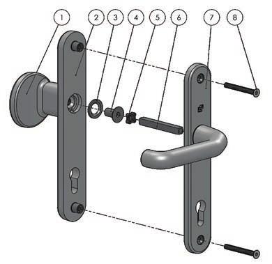 naast de schroefkwaliteit en lengte is ook de minimale lengte van de krukstift een vereiste.