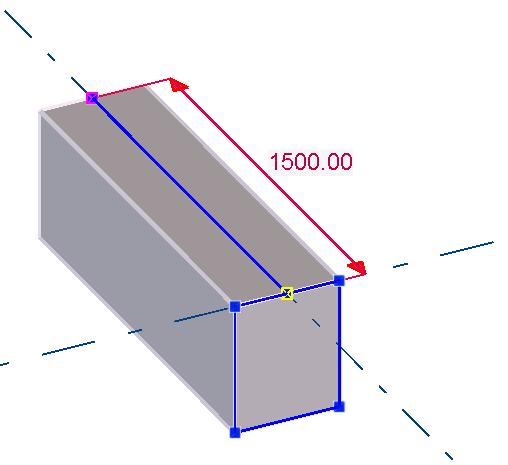 Voorbeeld 3 Een betonbalk verplaatsen: 1.