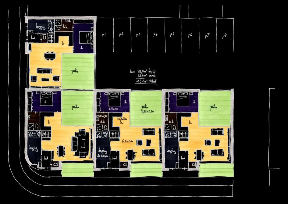 m² woningen met individuele uitstraling