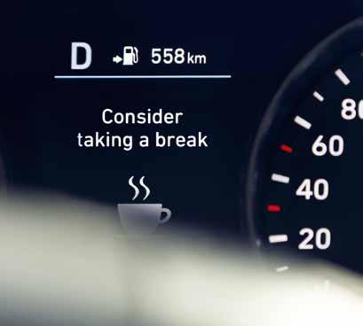 De nieuwe i30 is de eerste Hyundai die uitgerust is met Driver Attention Warning (DAW).