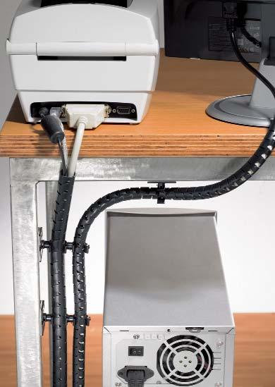 Het unieke design biedt de gebruiker de mogelijkheid om kabels op ieder willekeurig punt af te takken. Helawrap kan worden gemonteerd en verwijderd zo vaak als nodig is.