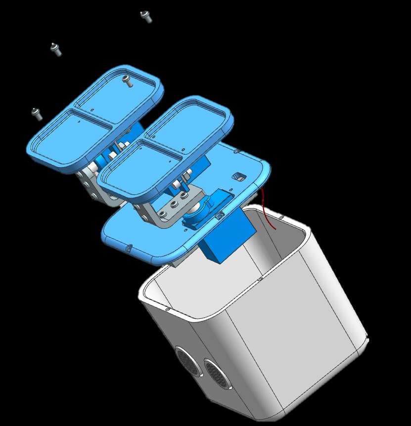 15. De batterij kan nu aangesloten worden. Voordat je dat doet, moet je ervoor zorgen dat de schakelaar richting USB connector staat. Sluit de rode draad op de + aan. 16.