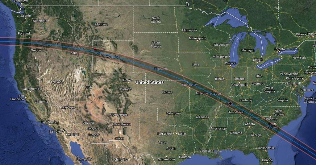 ECLIPS USA! Washington en Oregon 21 AUGUSTUS 2017 Op 21 augustus 2017 grijpt er een totale zonsverduistering plaats waarvan de totaliteitszone dwars doorheen de Verenigde Staten loopt.