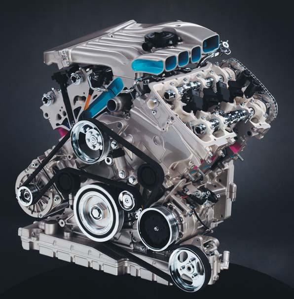 De eerste W18 motor van de Bugatti was precies zo opgebouwd, maar dan met drie rijen van zes cilinders.