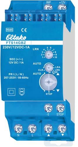 Gateway FTS14GBZ en actor ESB61ZK-230 V FTS14GBZ 4-8 Functie draaischakelaars Voorstelling is de fabrieksinstelling.