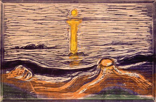 Mystical Shore (Edvard Munch) PAASWAKE aan het eind van de stille zaterdag zaterdag 15 april 2017 21.