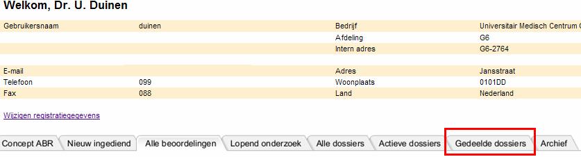 U haalt hierna de vink weg bij Leesrechten op dit ABR-formulier en klikt op Opslaan. De leesrechten van de gemachtigde voor uw concept ABR-formulier zijn verwijderd. 8.