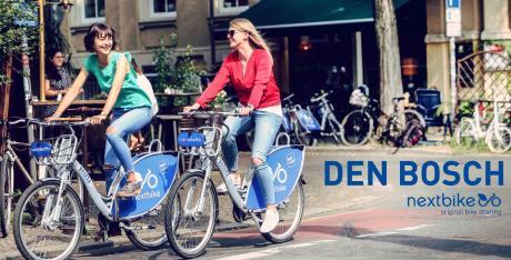 -19-4.6 Bravo-fiets Om op te schalen naar de aanbieder van mobiliteitsdiensten is Arriva een samenwerking aangegaan met Nextbike, die deelfietssystemen in en buiten Europa exploiteert.