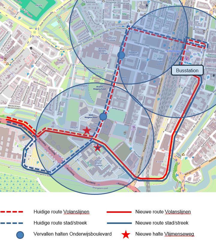 -25-13. Routewijziging Onderwijsboulevard Den Bosch. In het Exploitatieplan 2017 is de BuCa Langstraat opgenomen, waarin ook een routewijziging van de buslijnen in Den Bosch is opgenomen.