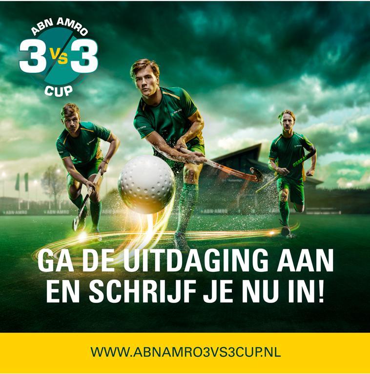 Op 16 mei wordt op Leonidas de voorronde gespeeld van de ABN AMRO 3 vs. 3 Cup! Speciaal voor jongens en meisjes met de D-leeftijd organiseert ABN AMRO samen met Jorrit Croon dit toffe toernooi.