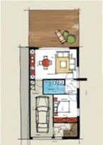 Enkele woonvormen verder uitgewerkt 69 Gelijkvloerse verdieping Bron: Figuur 2.4 Young Budget Homes (www.ybh.