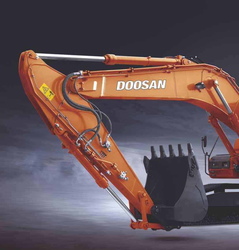 De DOOSAN DXLC hydraulische graafmachine: Een nieuw model met Ontdek de innovaties!