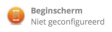 een indeling wordt gepusht naar een ipad, dan zal de gebruiker deze niet meer kunnen aanpassen, tenzij het profiel wordt gewijzigd.