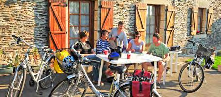Kwaliteit gegarandeerd Steeds meer adressen in Bretagne zijn gericht op een goede ontvangst van fietsers en bieden service op maat.