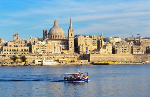 Zaterdag: La Valetta, Malta Vanochtend meert het schip rond 08.00 uur aan in de haven van La Valletta.