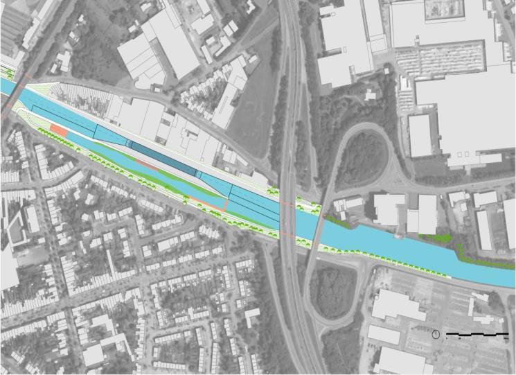 in Vlaanderen Modernisering KRL/KBK: KRL : Dorpsbrug Ingelmunster verdieping tot 4,20m KBK :