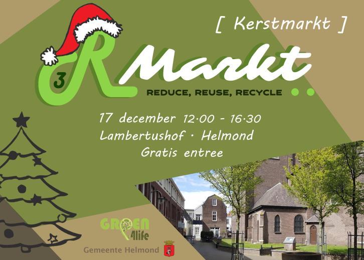 3R Kerstmarkt Wil jij dit jaar biologische, regionale wijn bij het kerstdiner? Ga je deze keer voor duurzame cadeaus onder de boom?