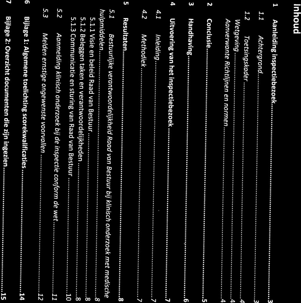 Aanverwante Richtlijnen en normen 4 Wetgeving 4 1.2 Toetsingskader 4 1.1 Achtergrond 3 1 Aanleiding inspectiebezoek.