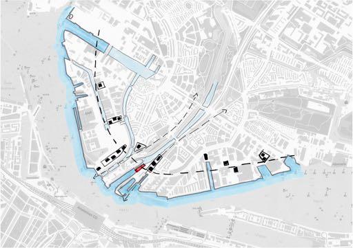 3. IJ-oeverzone tussen ingangen Van Hasseltkanaal: hoogbouwpotenties Nieuwe hoogbouw, met uitzondering van De Strip, op enige afstand van de IJ-oever plaatsen.