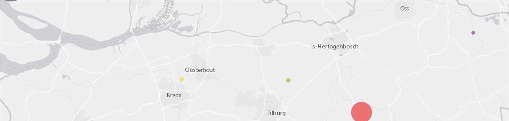 1.7 De percelen en clusters Het Groen Ontwikkelfonds Brabant heeft in totaal 12.06.14 ha in deze verkooptranche opgenomen.
