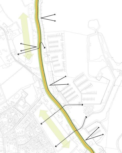 In deze uitwerking wordt aandacht besteed aan het versterken van de recreatieve verbindingen rondom de Bovendijk, zodat de routes tussen het dorp en de haven worden verbeterd.