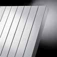15) VELTIS V5 BEVESTIGINGEN Muurbevestigingen standaard TECHNISCH De aluminium radiatoren worden via een gepatenteerde persverbinding geassembleerd.