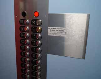 ONDERHOUD EN HERSTEL Wat te doen als de lift niet werkt? Zit je vast in de lift? Druk minimum 5 seconden op de telefoonknop of de alarmknop in de lift.