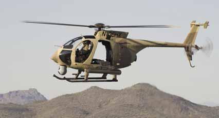 De Boeing AH-6i is een lichte verkenningshelikopter. Bedek uit Israel is gespecialiseerd in het ombouwen van passagiersvliegtuigen naar vrachtuitvoeringen.