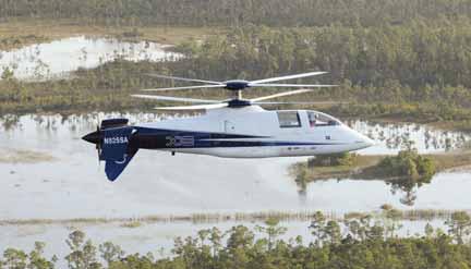 De experimentele Sikorsky X-2 haalt inmiddels een snelheid van 482 km/u. Kort daarna werd de snelheid opgevoerd naar ruim 335 kilometer km/u.