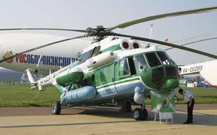 Mil Mi-8/17M Russian Helicopters is in 2010 begonnen met een moderniseringsprogramma van de middelzware Mi-8 transporthelikopter, waarna deze in 2013 leverbaar moet zijn.