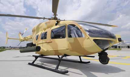 EC645 De nieuwe EC645 is als militaire helikopter afgeleid van de succesvolle EC145 en ontwikkeld voor een breed scala aan militaire taken.