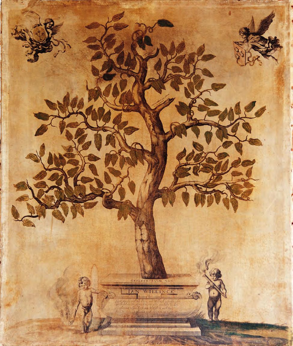 tot eer der ouderen, de stamboom van de familie willink De Stamboom der Willingen, vervaardigd rond 1655 of 1721. De maker is onbekend.